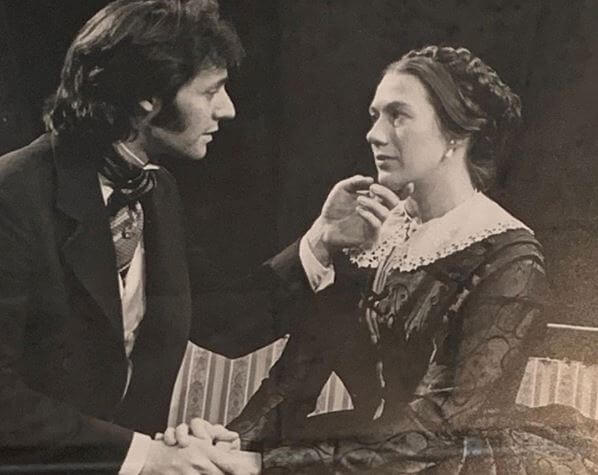 Jayne Atkinson and Michel Gill at their first show, The Heiress, at Long Wharf Theatre.